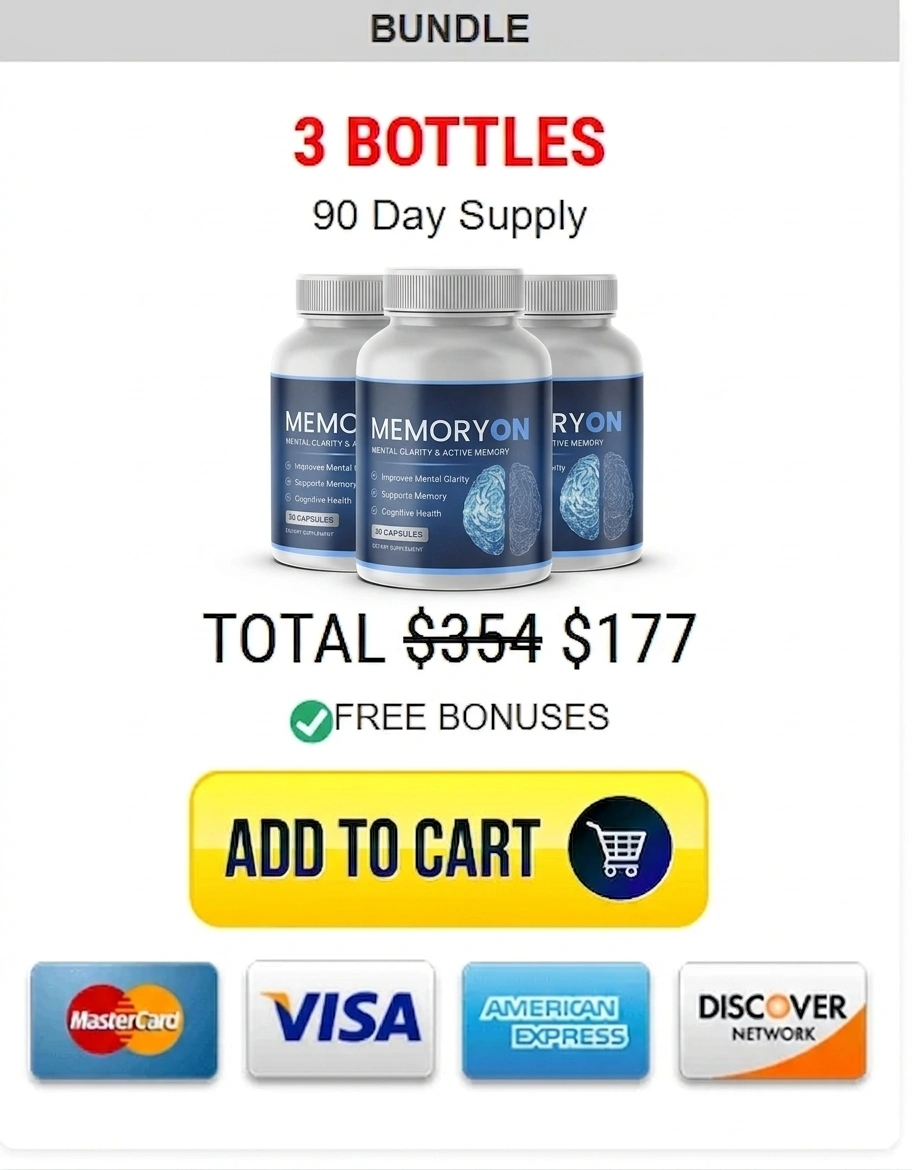 MemoryON - 3 Bottle